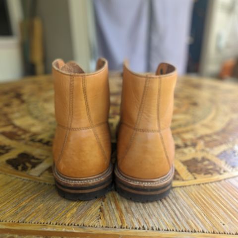 View photo of Grant Stone Brass Boot in Horween English Tan Essex