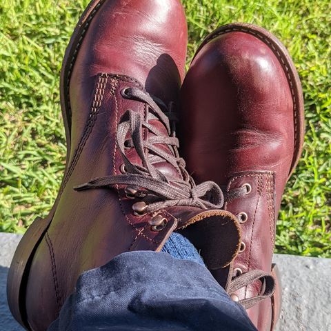 View photo of Wolverine 1000 Mile Plain-Toe Boot in Unknown Material