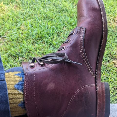 View photo of Wolverine 1000 Mile Plain-Toe Boot in Unknown Material