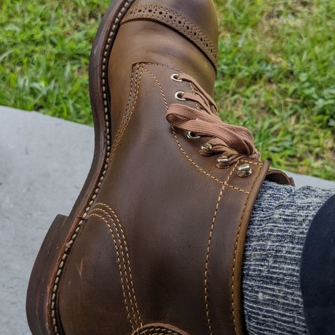 View photo of John Lofgren in Horween Olive Chromexcel