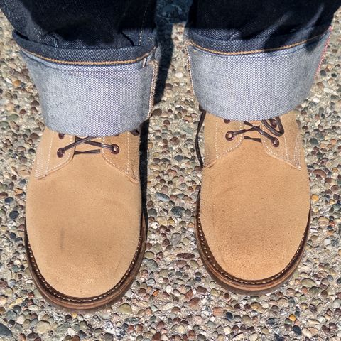 Oak Street Bootmakers Field Boot in Horween Marine Field Roughout