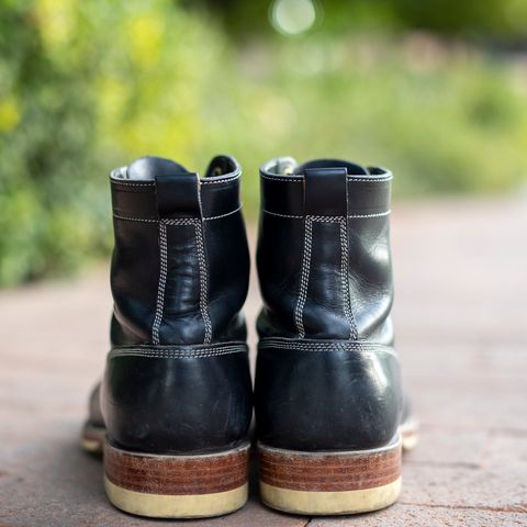 Onderhoud x Stitchdown Moc Toe in Wickett & Craig Black Traditional Harness