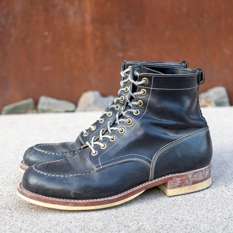 Onderhoud x Stitchdown Moc Toe in Wickett & Craig Black Traditional Harness