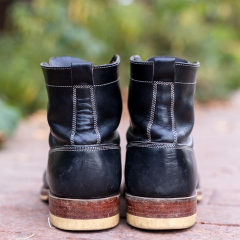 Onderhoud x Stitchdown Moc Toe in Wickett & Craig Black Traditional Harness
