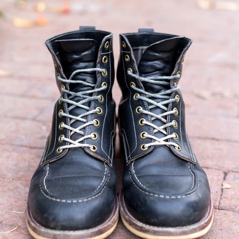 Onderhoud x Stitchdown Moc Toe in Wickett & Craig Black Traditional Harness