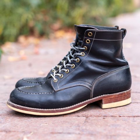 Onderhoud x Stitchdown Moc Toe in Wickett & Craig Black Traditional Harness