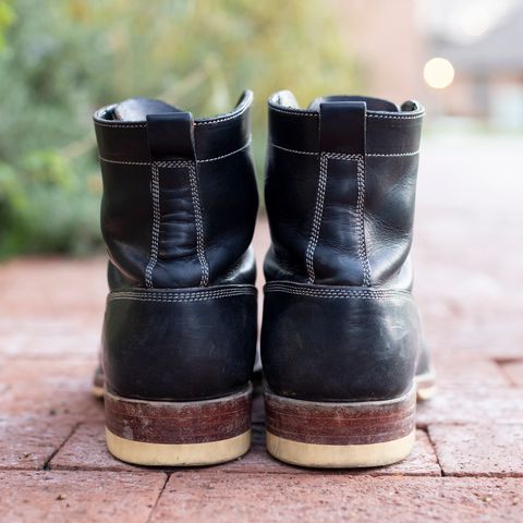 Onderhoud x Stitchdown Moc Toe in Wickett & Craig Black Traditional Harness