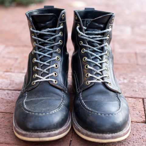 Onderhoud x Stitchdown Moc Toe in Wickett & Craig Black Traditional Harness