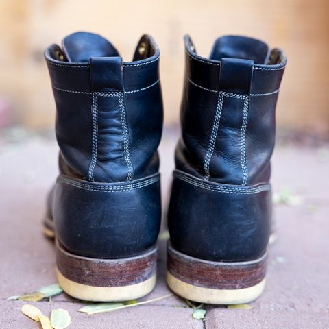 Onderhoud x Stitchdown Moc Toe in Wickett & Craig Black Traditional Harness