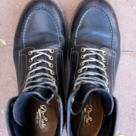 Onderhoud x Stitchdown Moc Toe in Wickett & Craig Black Traditional Harness