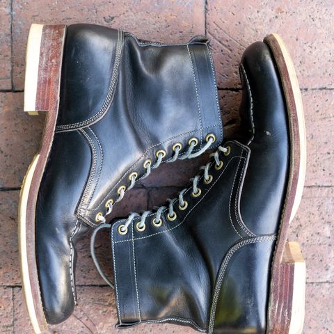 Onderhoud x Stitchdown Moc Toe in Wickett & Craig Black Traditional Harness
