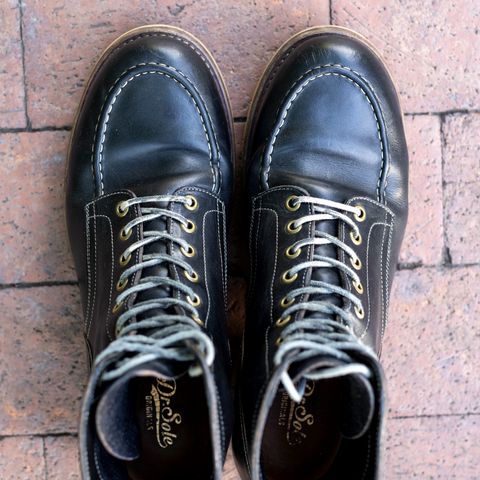 Onderhoud x Stitchdown Moc Toe in Wickett & Craig Black Traditional Harness