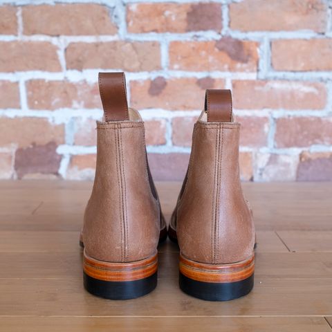 Briselblack The Seventh Chelsea Boot in Maryam Toscanello Waxed Reverse Horsebutt