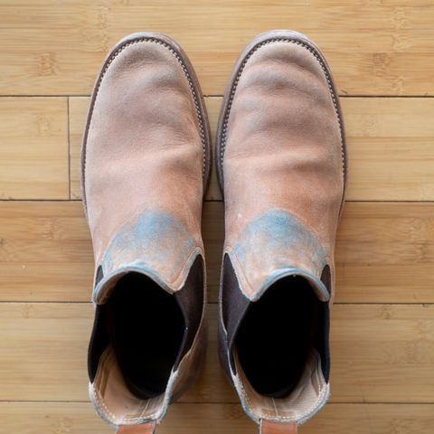 Briselblack The Seventh Chelsea Boot in Maryam Toscanello Waxed Reverse Horsebutt