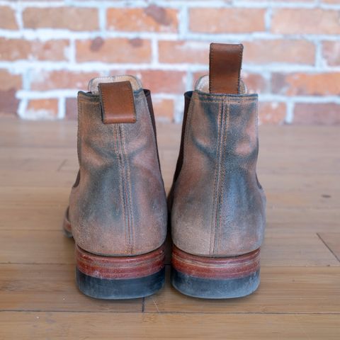 Briselblack The Seventh Chelsea Boot in Maryam Toscanello Waxed Reverse Horsebutt