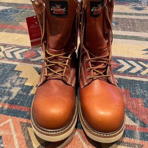 Thorogood 8" Plain Toe in Unknown Leather