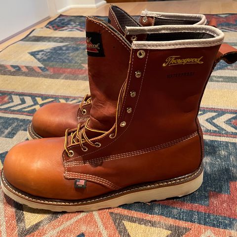 Thorogood 8" Plain Toe in Unknown Leather