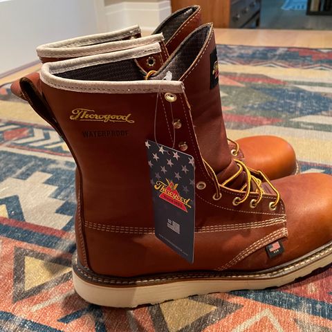 Thorogood 8" Plain Toe in Unknown Leather