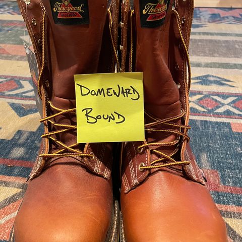 Thorogood 8" Plain Toe in Unknown Leather