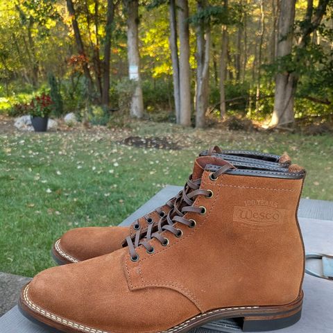 Wesco Johannes in Brown Roughout