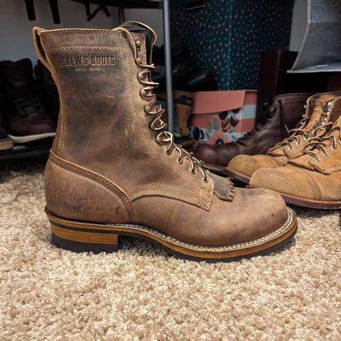 Drew's 8-Inch Logger in Rowdy Smooth