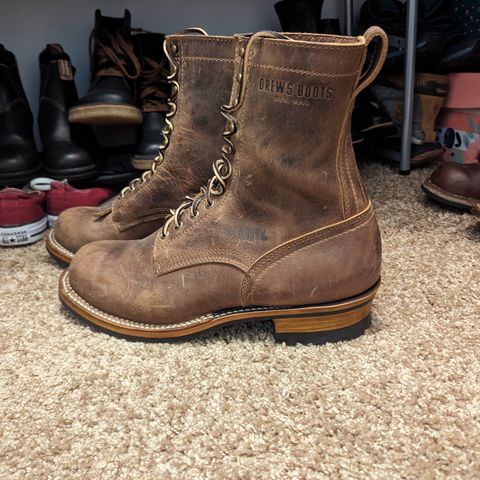 Drew's 8-Inch Logger in Rowdy Smooth