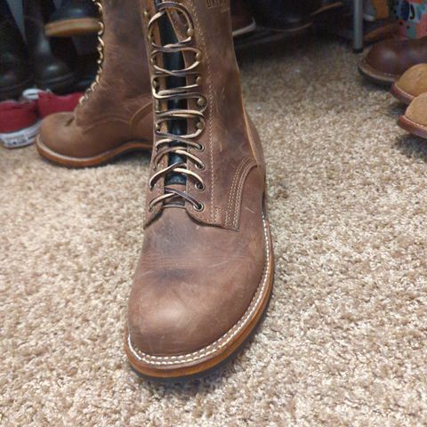 Drew's 8-Inch Logger in Rowdy Smooth