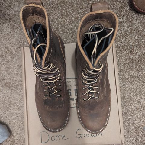Drew's 8-Inch Logger in Rowdy Smooth