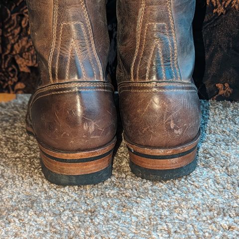 View photo of Drew's Boots 8-Inch Logger in Rowdy Smooth