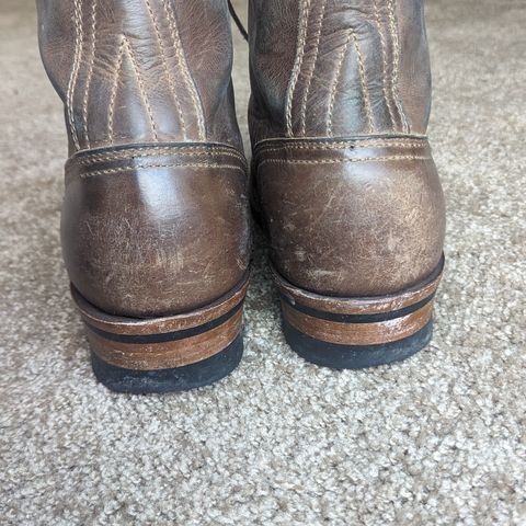 View photo of Drew's Boots 8-Inch Logger in Rowdy Smooth