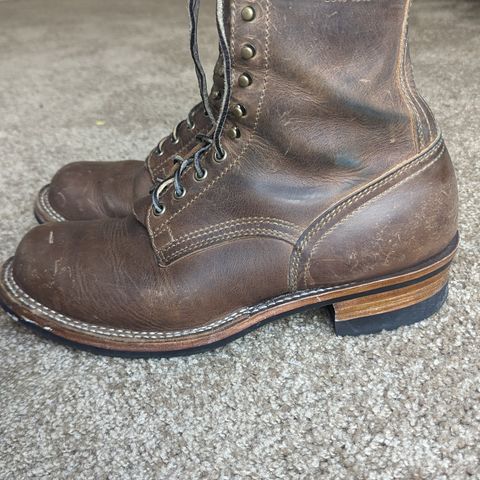 View photo of Drew's Boots 8-Inch Logger in Rowdy Smooth