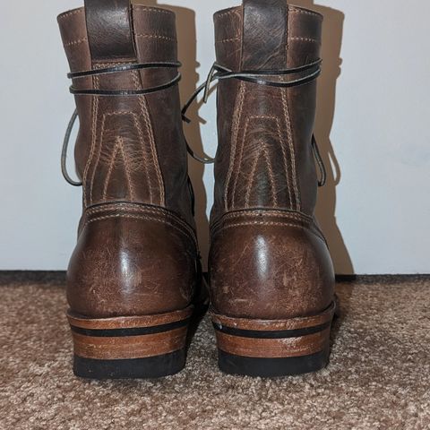 View photo of Drew's Boots 8-Inch Logger in Rowdy Smooth