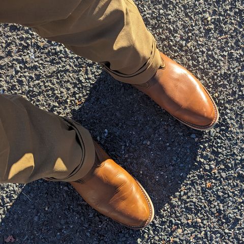 Red Wing Pecos in Unknown Leather