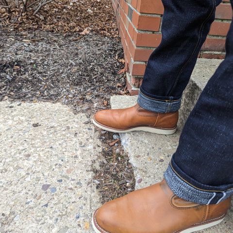 Red Wing Pecos in Unknown Leather