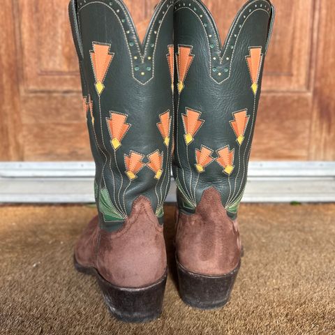 Maya Miel Cowboy Boot in Pig Suede