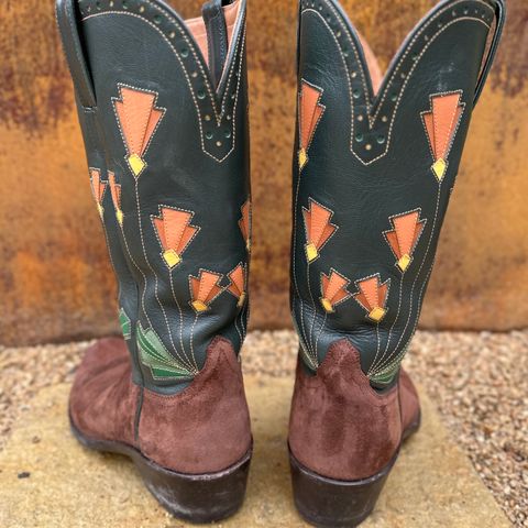 Maya Miel Cowboy Boot in Pig Suede
