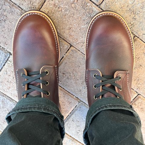 Red Wing Blacksmith in S.B. Foot Briar Oil Slick