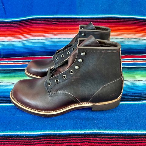 Red Wing Blacksmith in S.B. Foot Briar Oil Slick