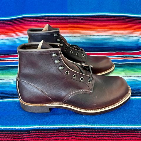 Red Wing Blacksmith in S.B. Foot Briar Oil Slick