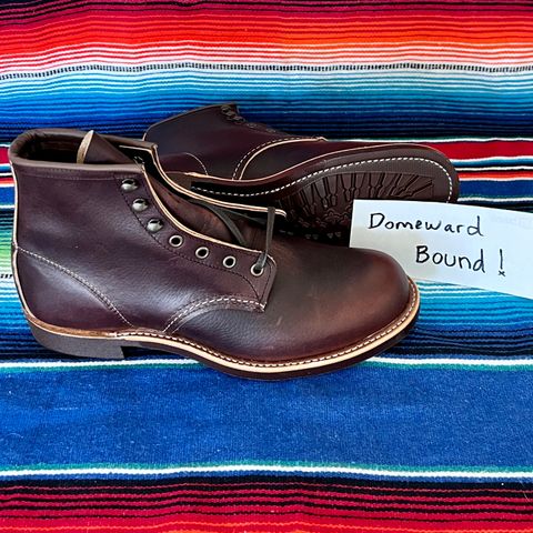 Red Wing Blacksmith in S.B. Foot Briar Oil Slick