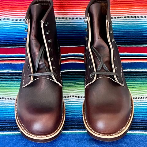 Red Wing Blacksmith in S.B. Foot Briar Oil Slick