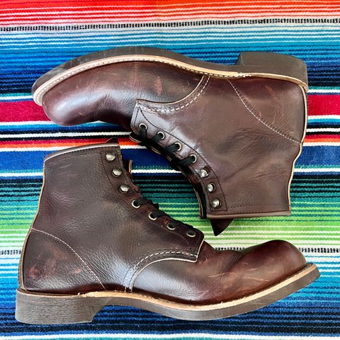 Red Wing Blacksmith in S.B. Foot Briar Oil Slick