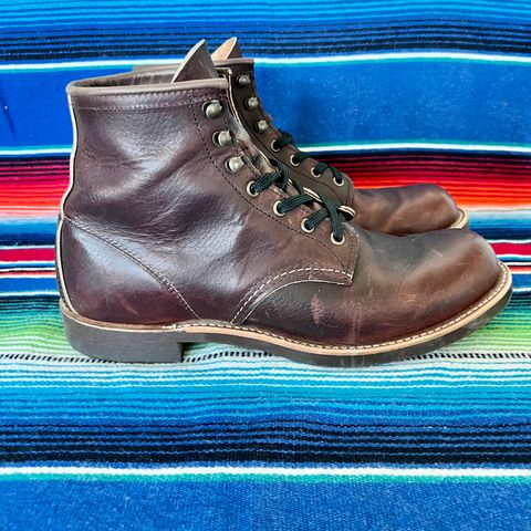 Red Wing Blacksmith in S.B. Foot Briar Oil Slick