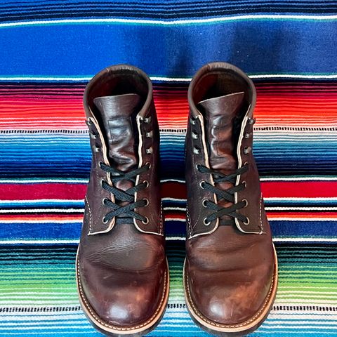 Red Wing Blacksmith in S.B. Foot Briar Oil Slick