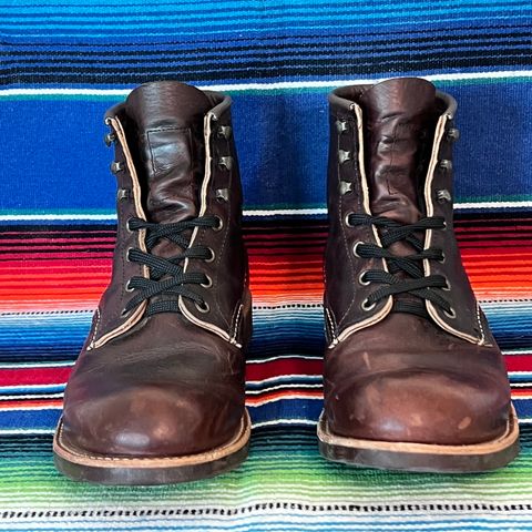 Red Wing Blacksmith in S.B. Foot Briar Oil Slick