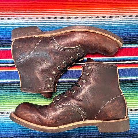Red Wing Blacksmith in S.B. Foot Briar Oil Slick