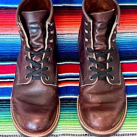 Red Wing Blacksmith in S.B. Foot Briar Oil Slick