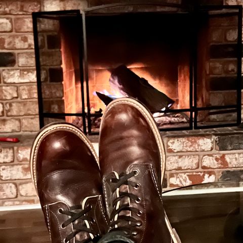 Red Wing Blacksmith in S.B. Foot Briar Oil Slick