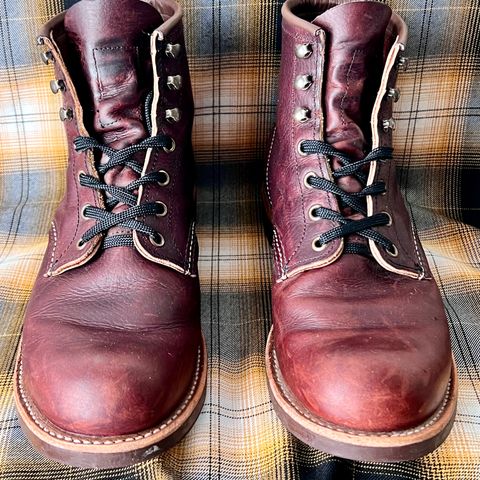 Red Wing Blacksmith in S.B. Foot Briar Oil Slick