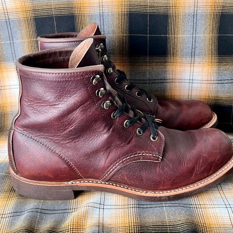 Red Wing Blacksmith in S.B. Foot Briar Oil Slick